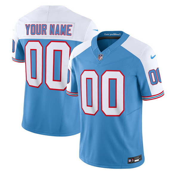 Custom Tennessee Titans Vapor F.U.S.E. Limited Jersey